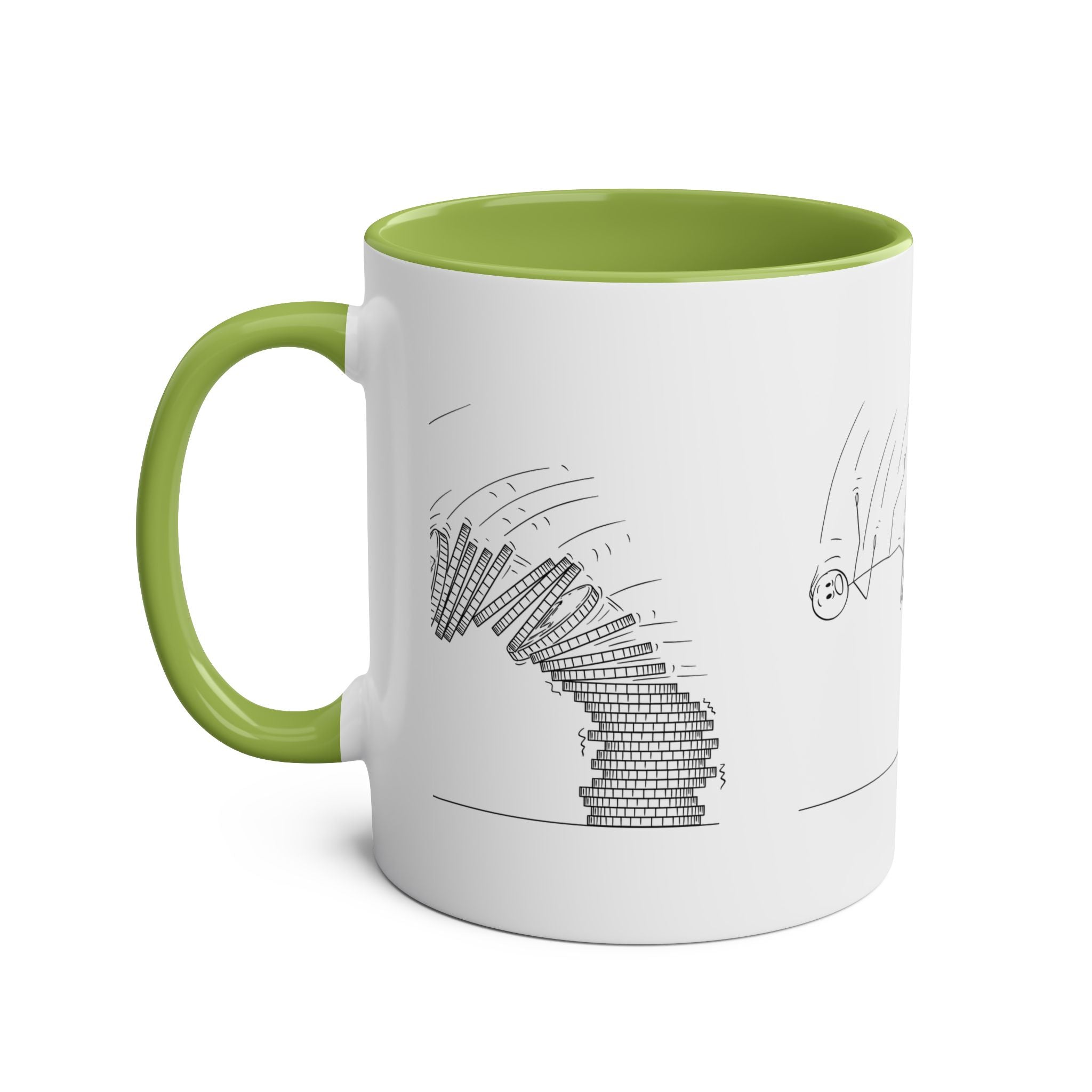 Falling Chips Coffee Mug