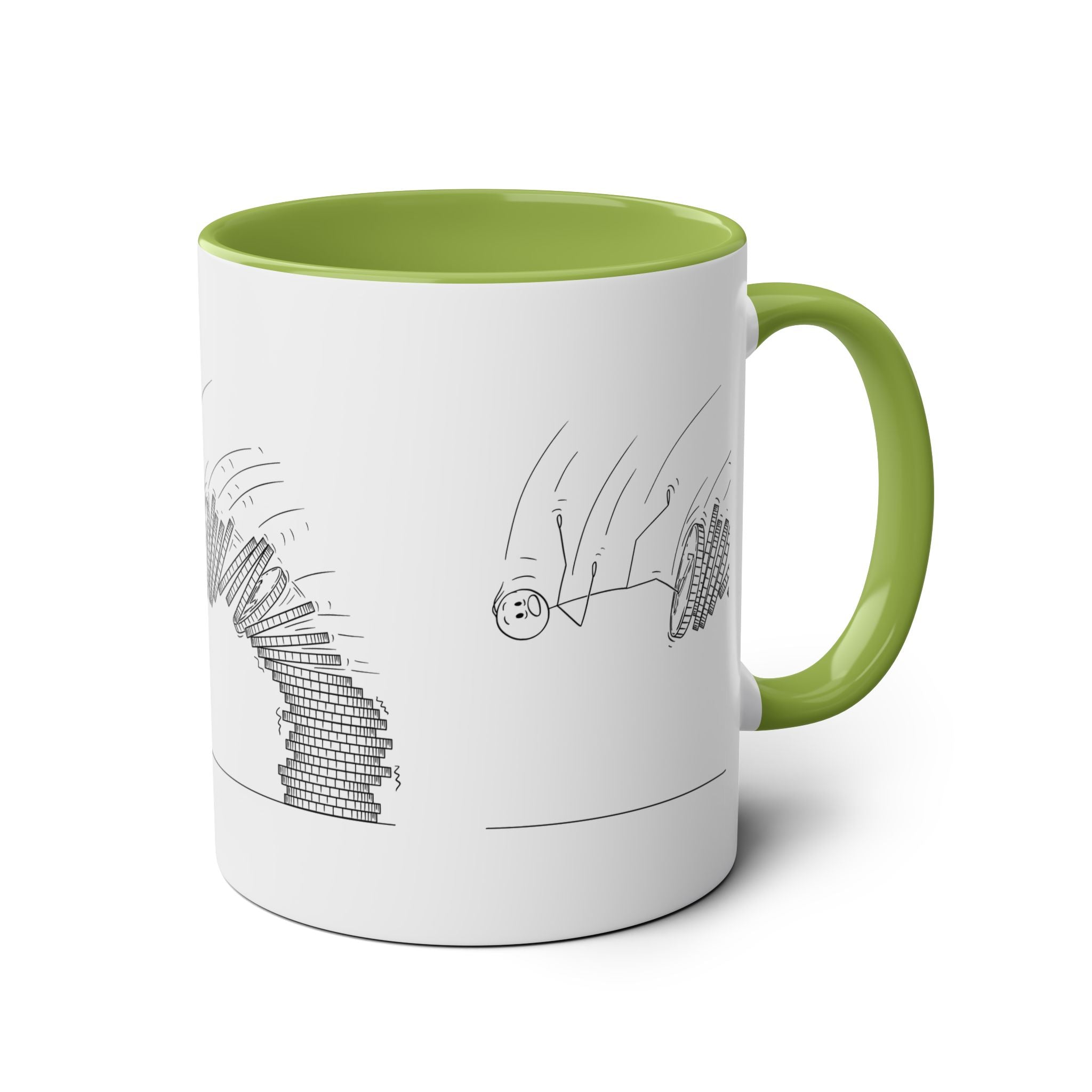 Falling Chips Coffee Mug