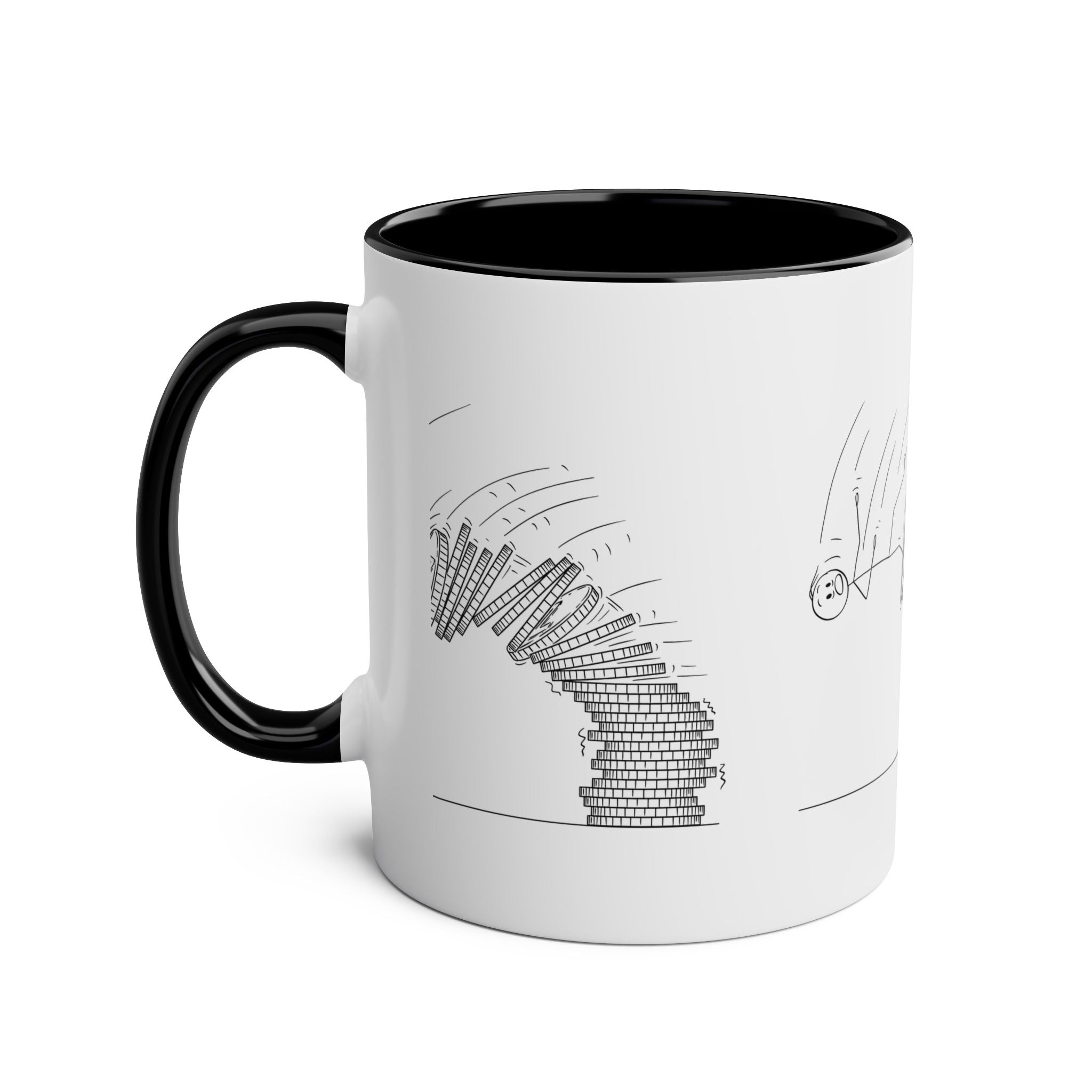 Falling Chips Coffee Mug