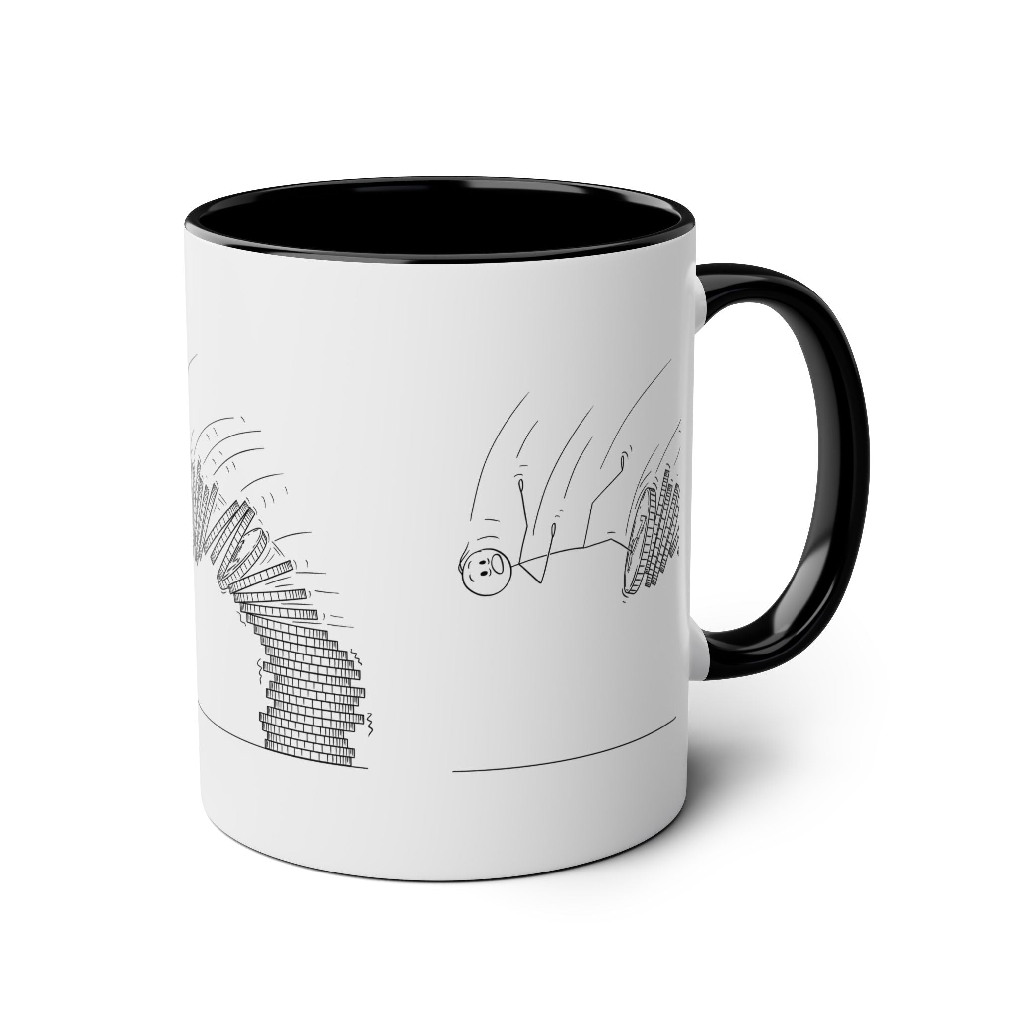 Falling Chips Coffee Mug