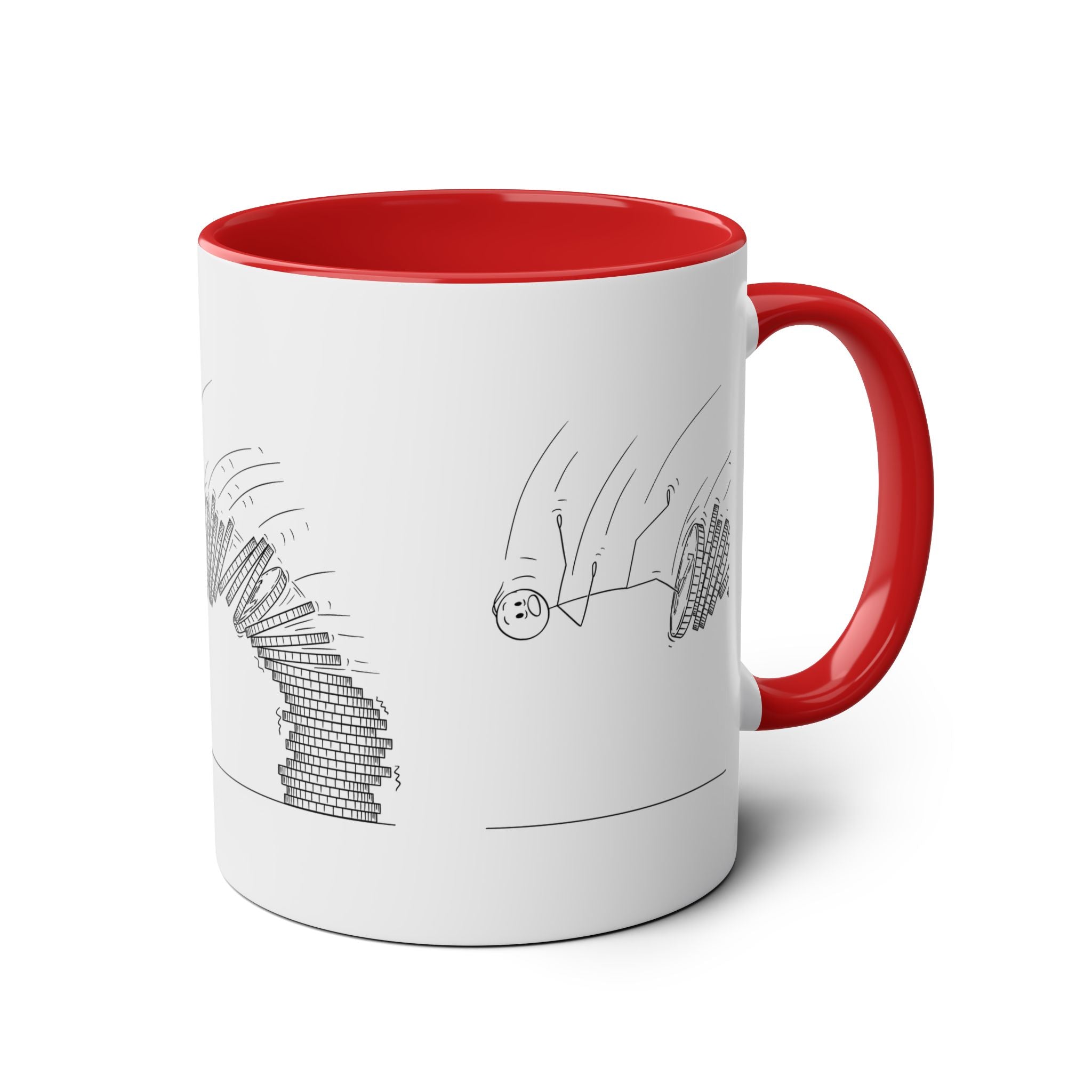 Falling Chips Coffee Mug
